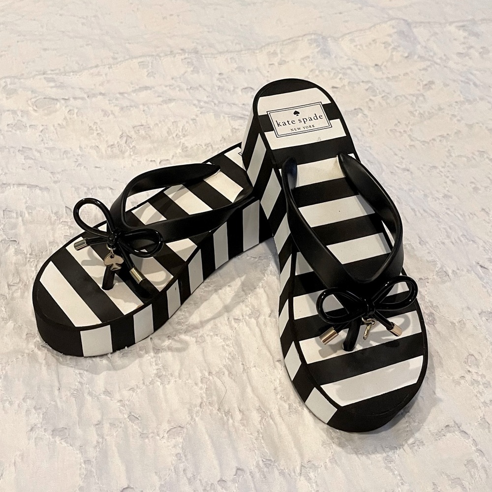 Kate Spade thong wedge